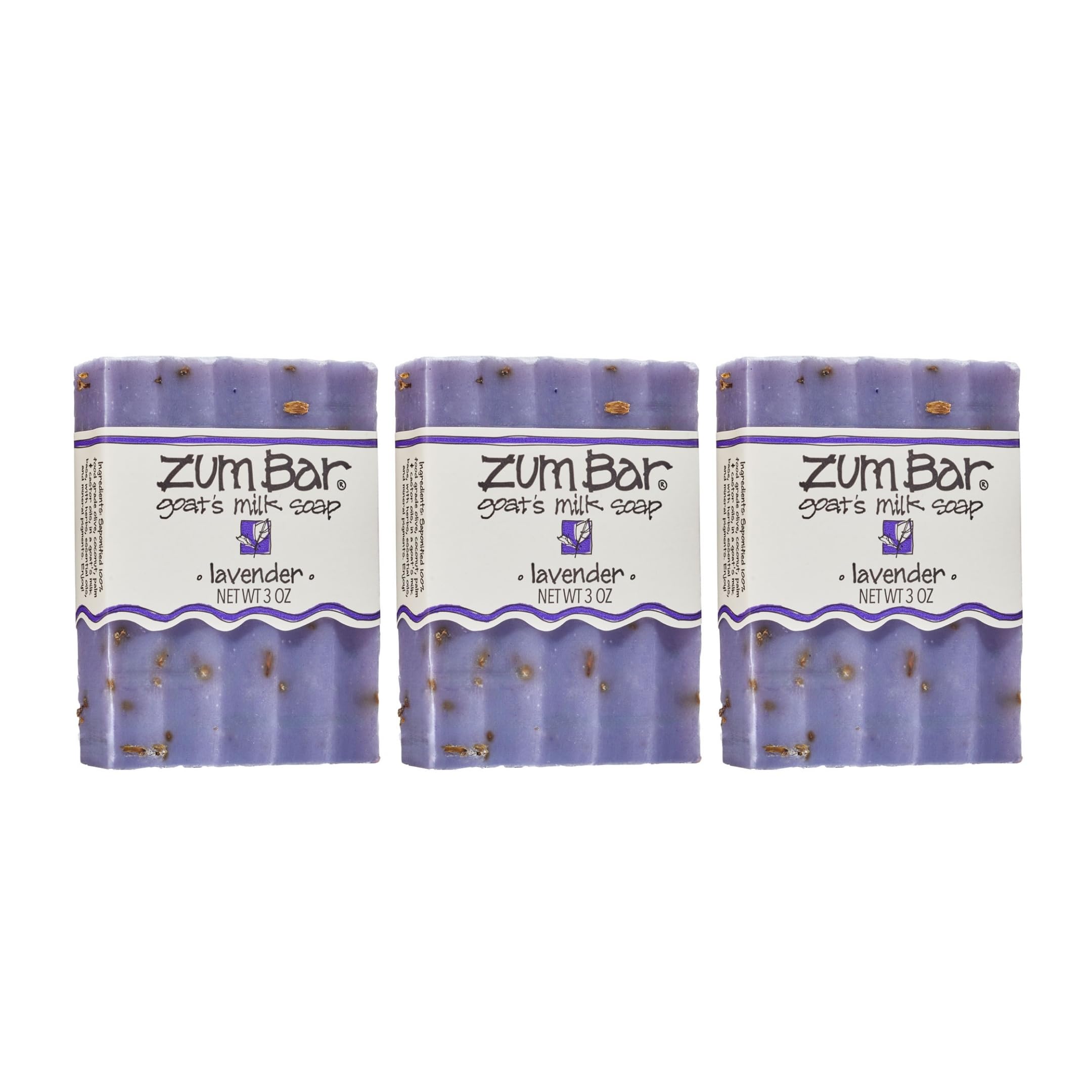 Indigo Wild Goat's Milk Soap Lavender closeup showing soothing aroma and natural oils.