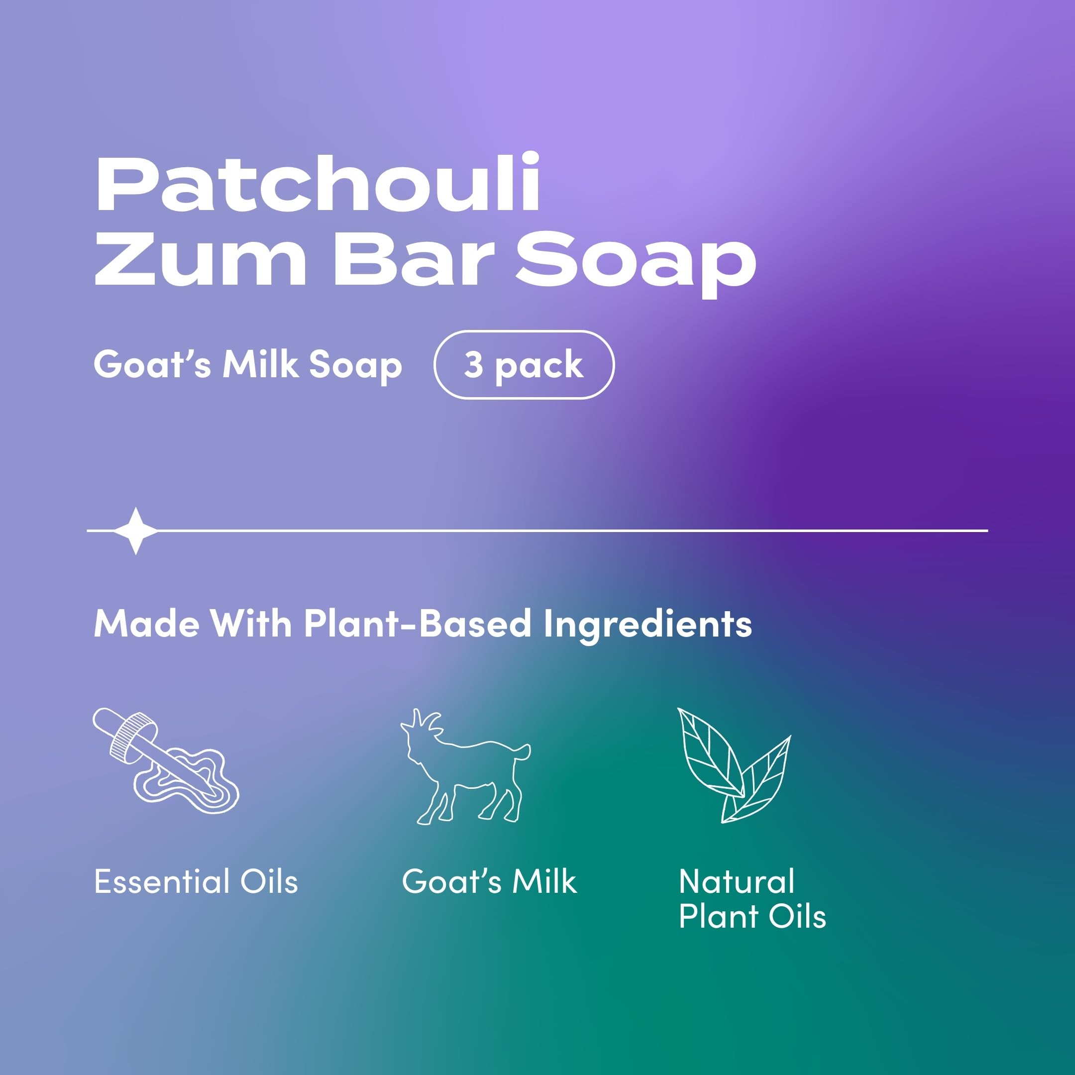Indigo Wild savon Patchouli, texture riche pour peau douce après lavage