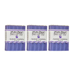 Indigo Wild Zum savon lait chèvre lavande-romarin – texture satinée pour peau douce.