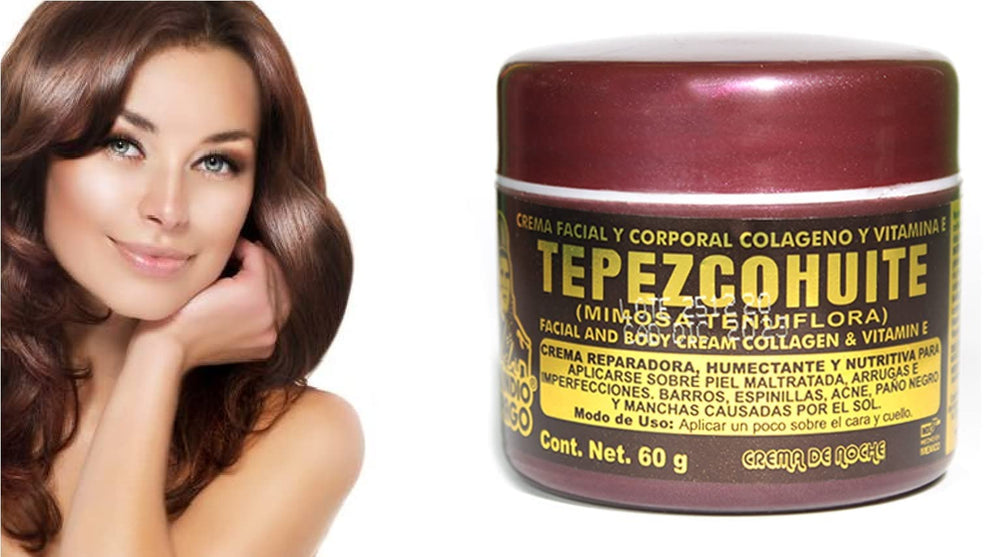 Teint éclaçant nocturne Indio Papago Tepezcohuite, résultat naturel.