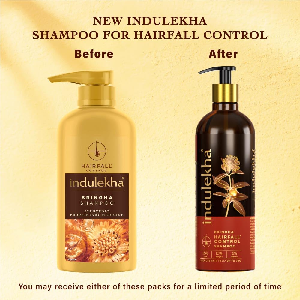 Indulekha Bringha, massage du cuir chevelu sous la douche.