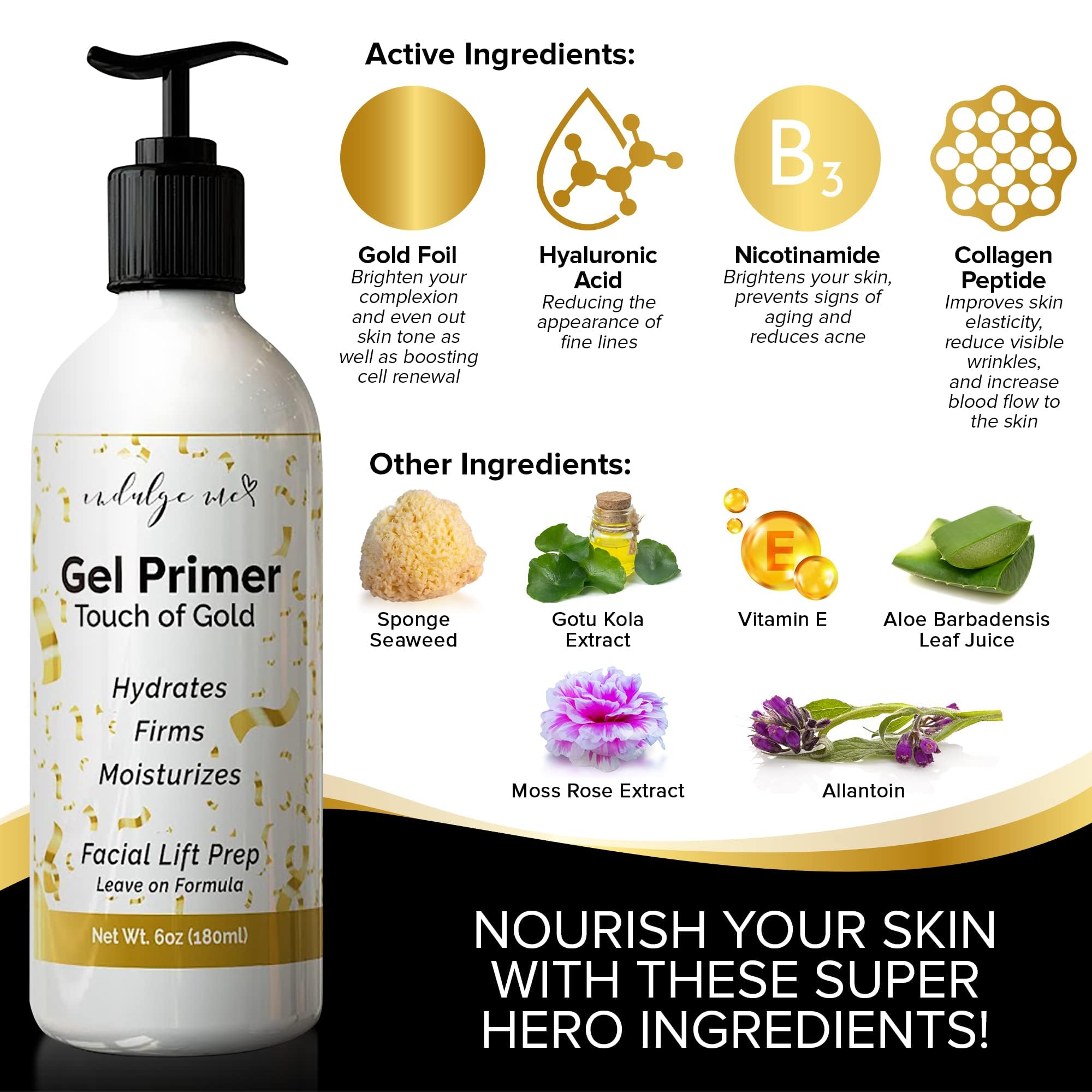 IndulgeMe Gel Conducteur sans parabènes et sans sulfates, soin doux.