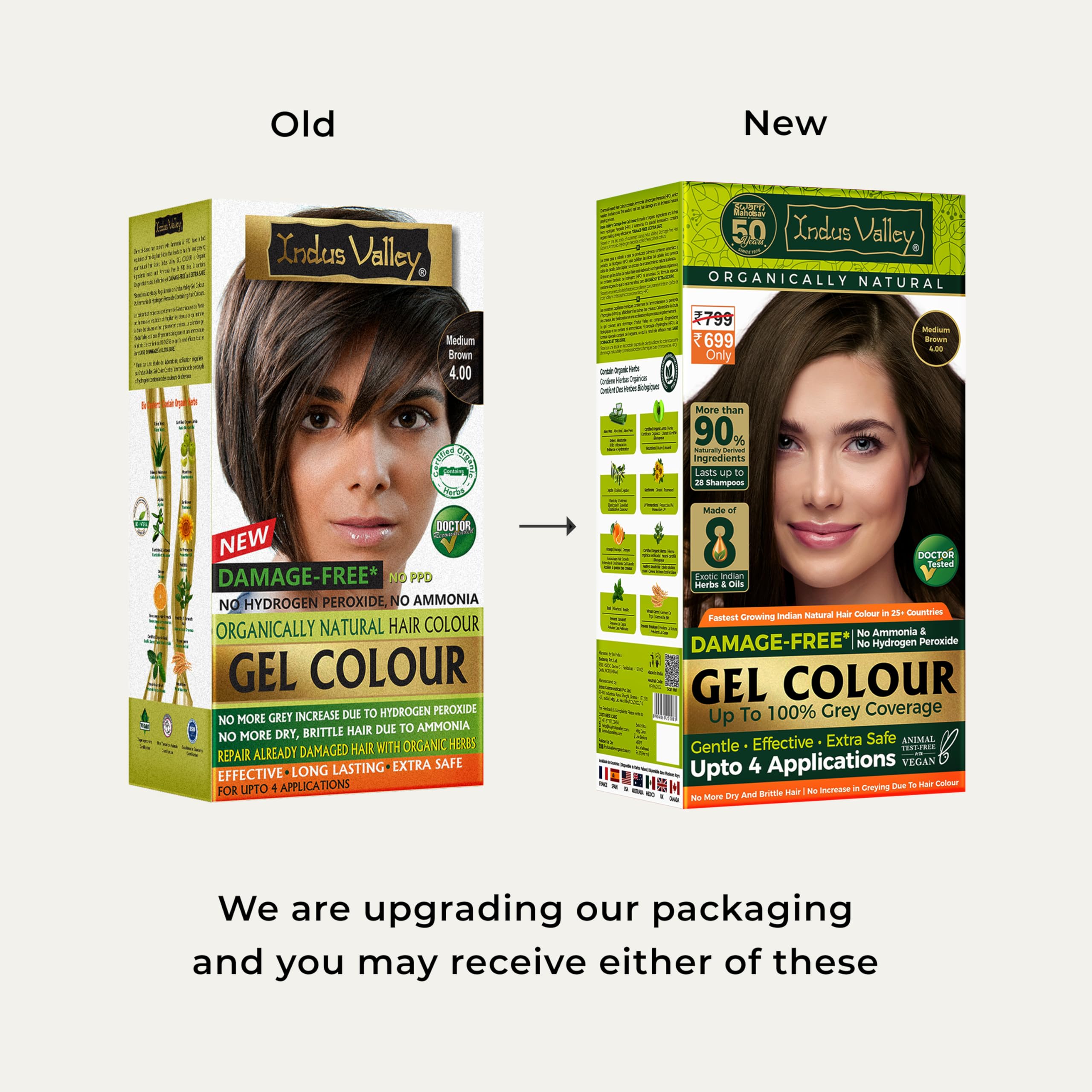 Indus Valley Gel Coloration: recommandé par des dermatologues.