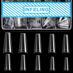 INFELING onglets en forme cercueil clairs dans boîte, solution pro.