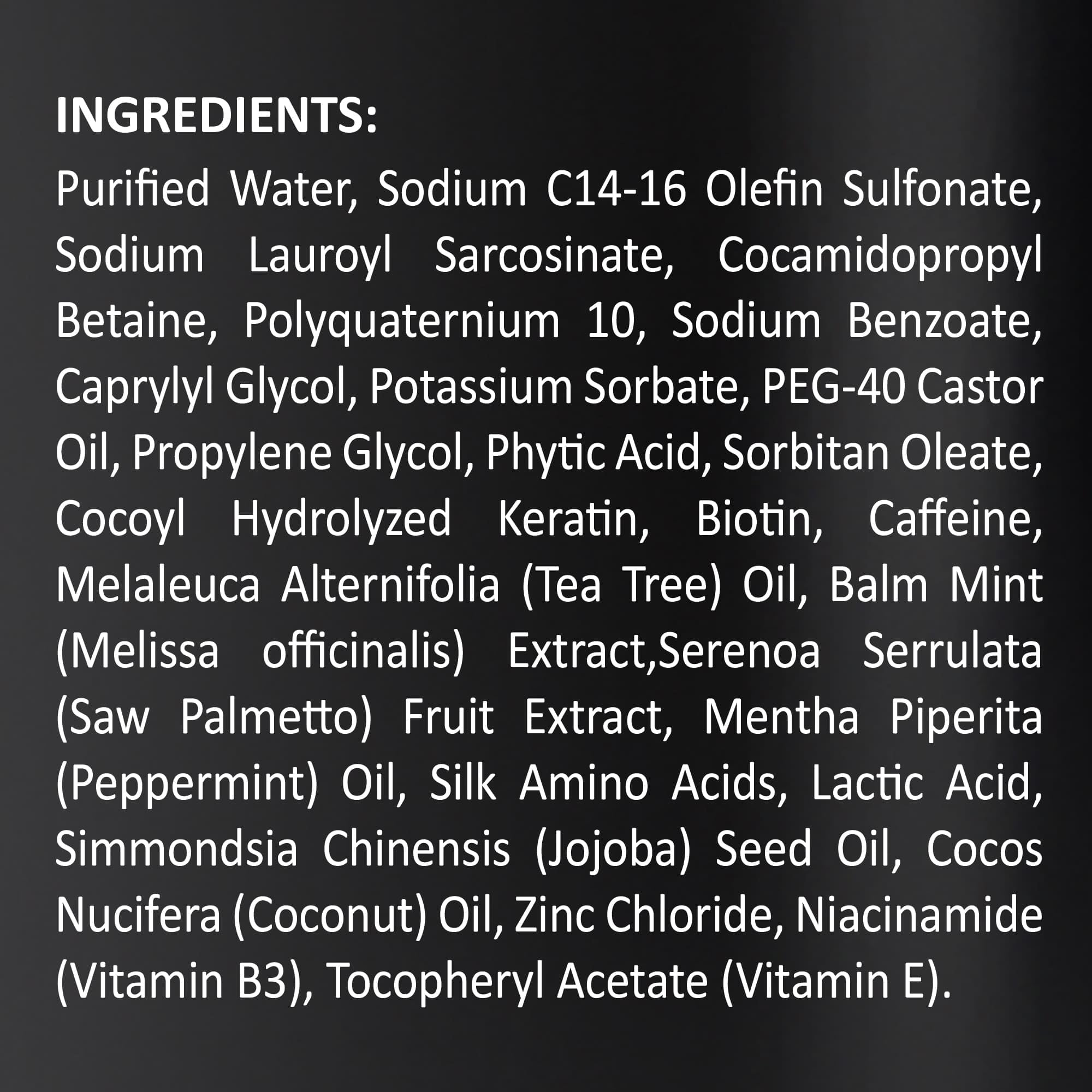 INFINA ESSENTIALS Biotine 2-en-1: cheveux resplendissants après lavage.