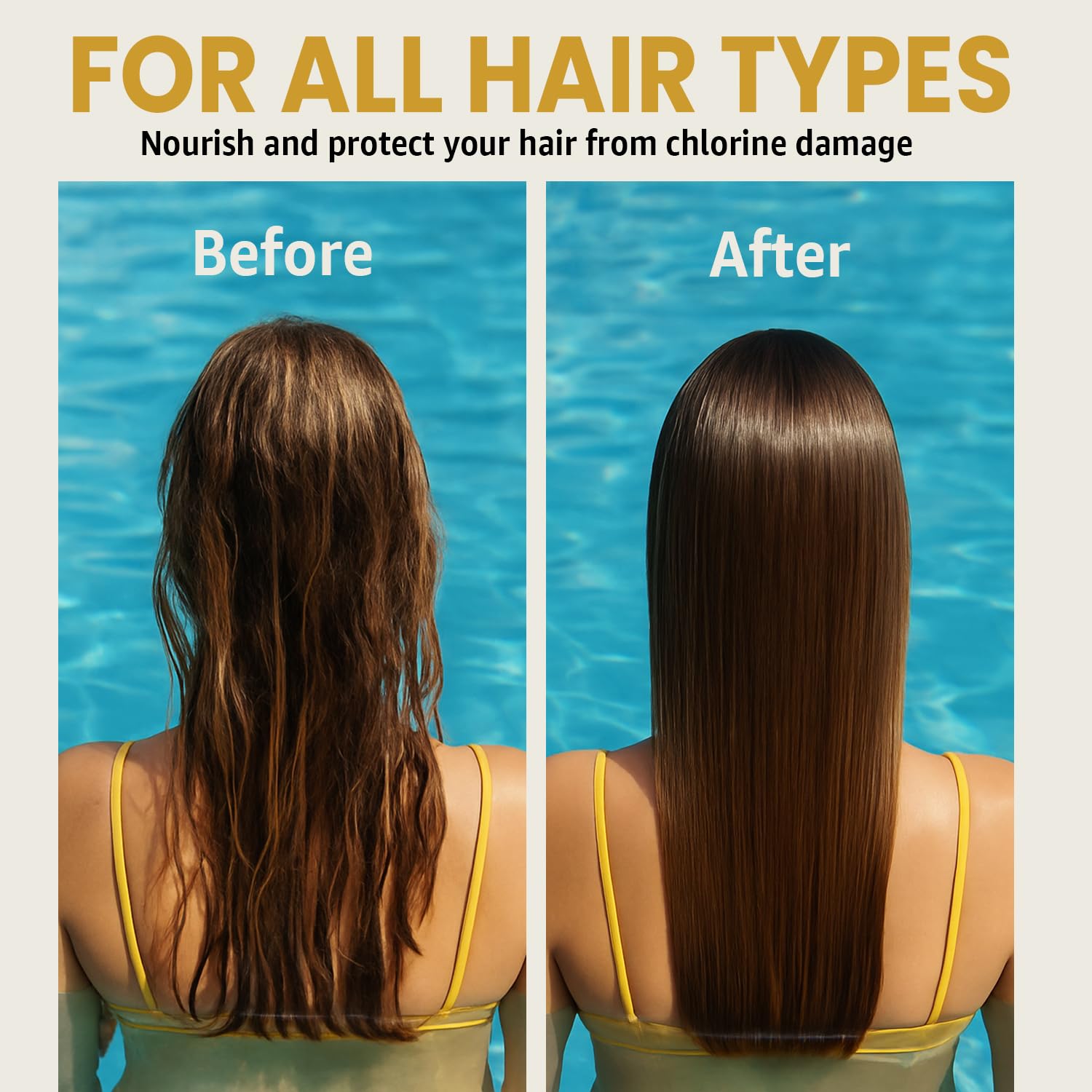Tous types de cheveux bénéficient du soin INFINA ESSENTIALS