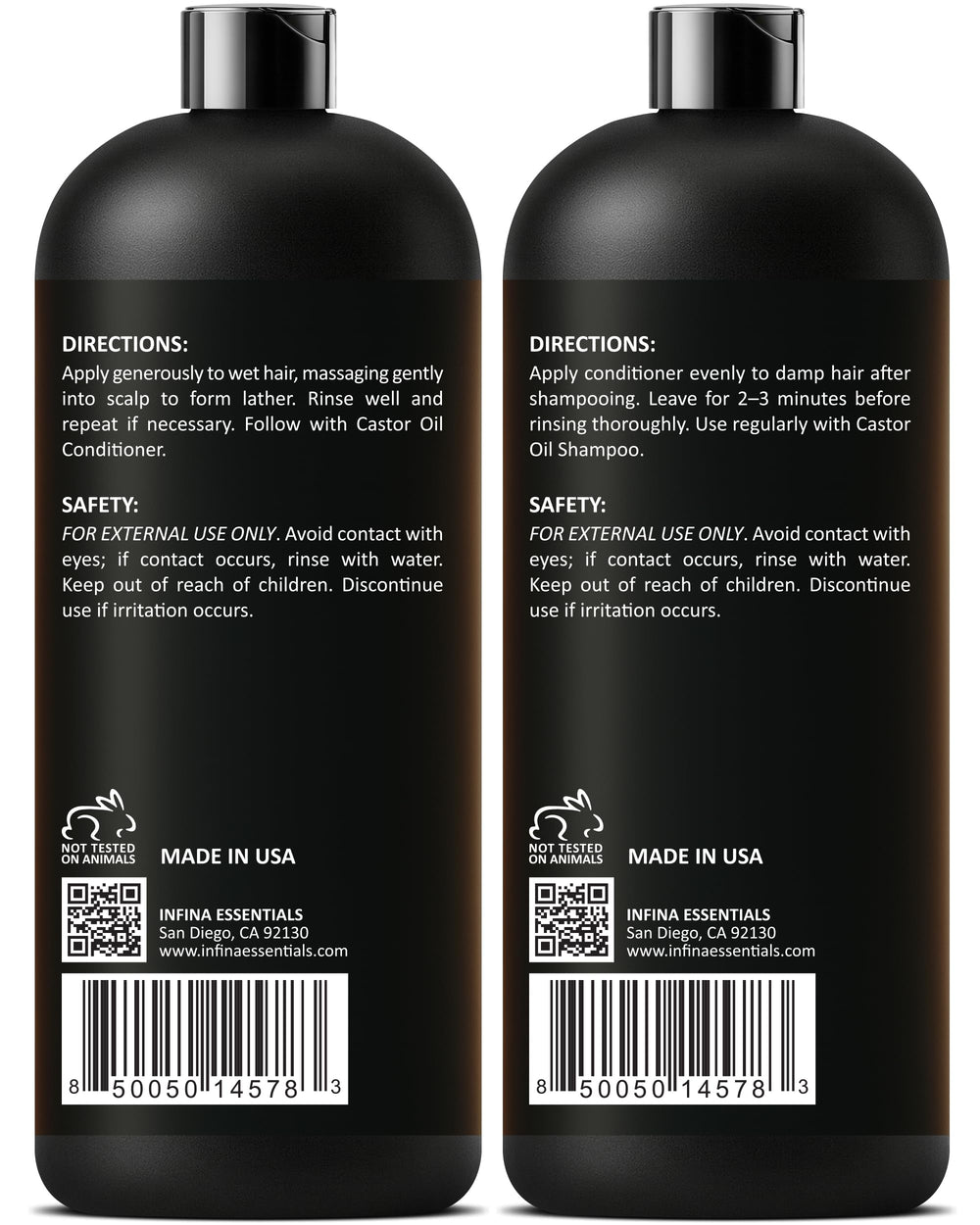 Infina Essentials usage quotidien: convient homme et femme pour une routine simple.