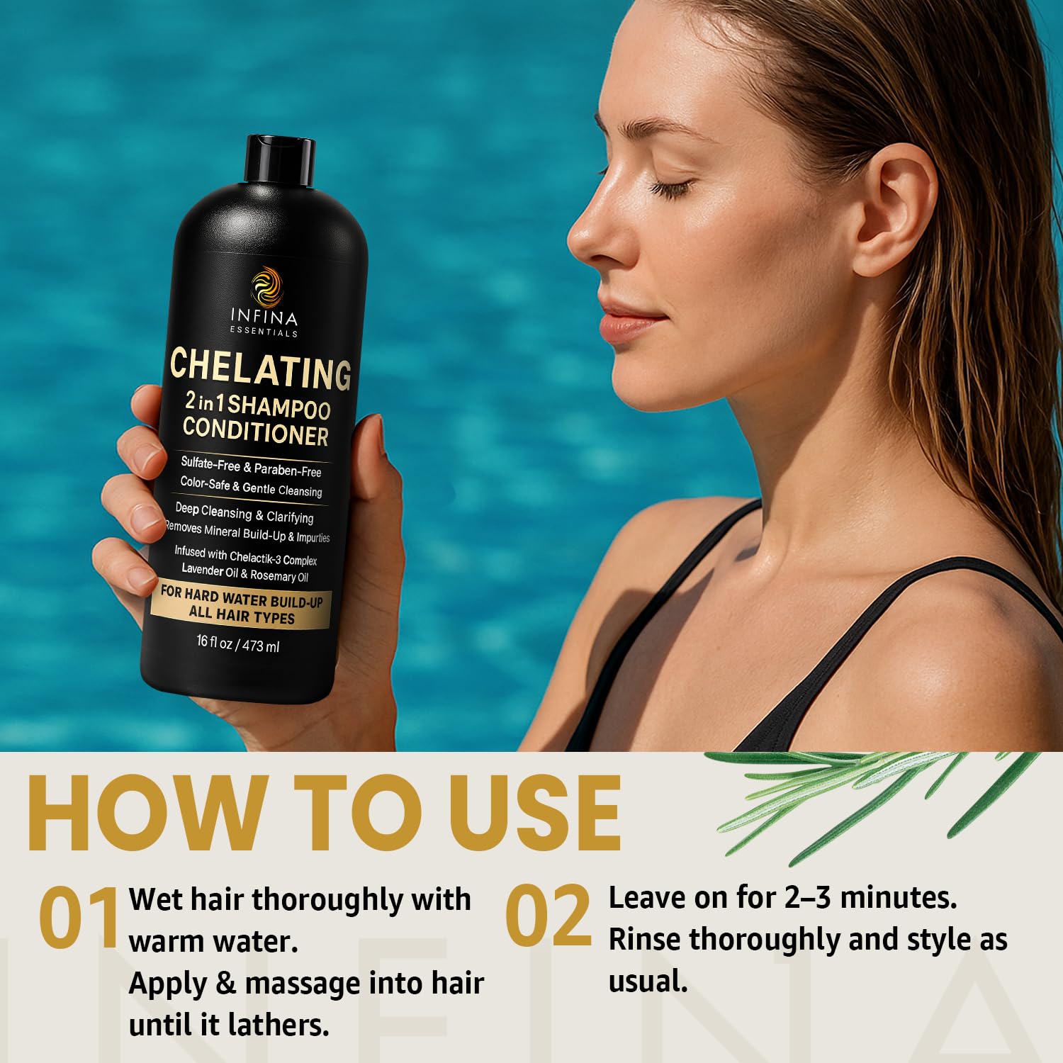 Vitamine E dans INFINA ESSENTIALS pour brillance et douceur