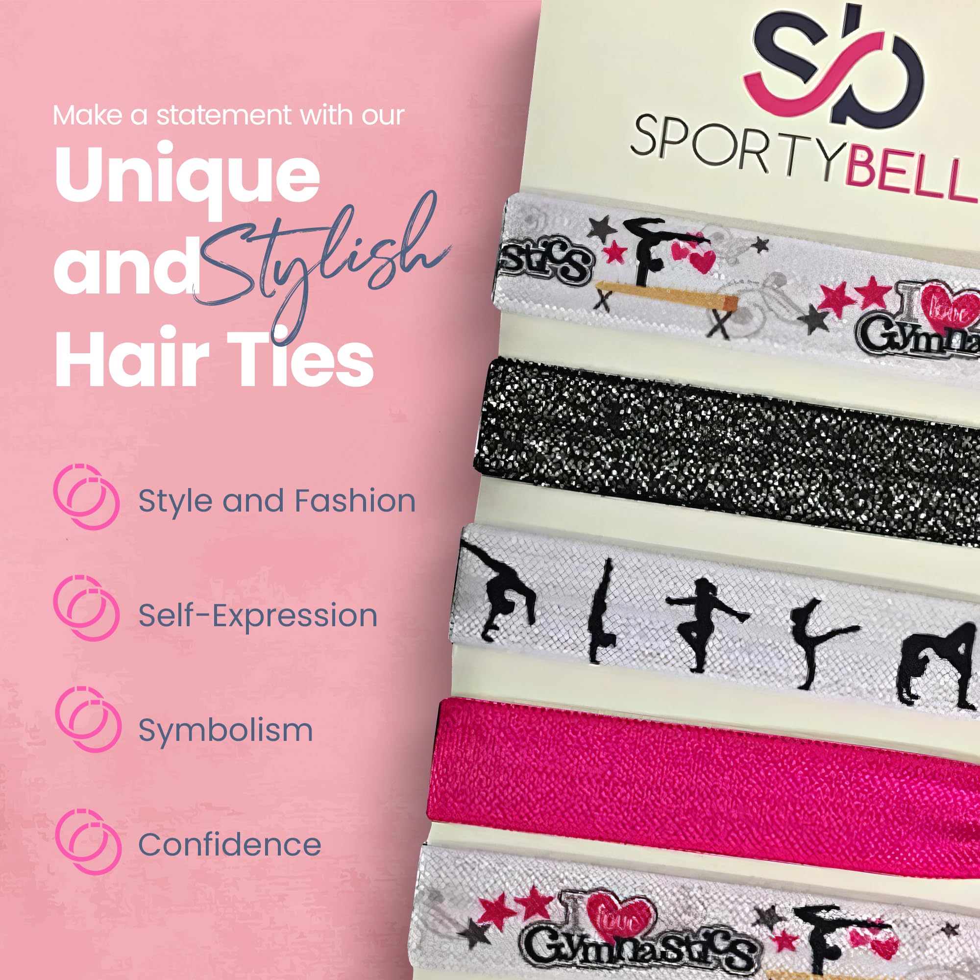 Infinity Collection elastiques fiables pour maintenir les cheveux pendant les mouvements