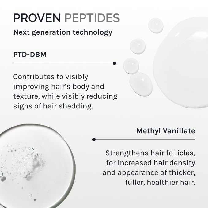 Ingrédients méthyl-vanillate et PTD-DBM dans le sérum capillaire InfiniWell