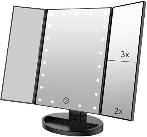 Infitrans Miroir Maquillage Centre 1X, image nette pour une application précise.