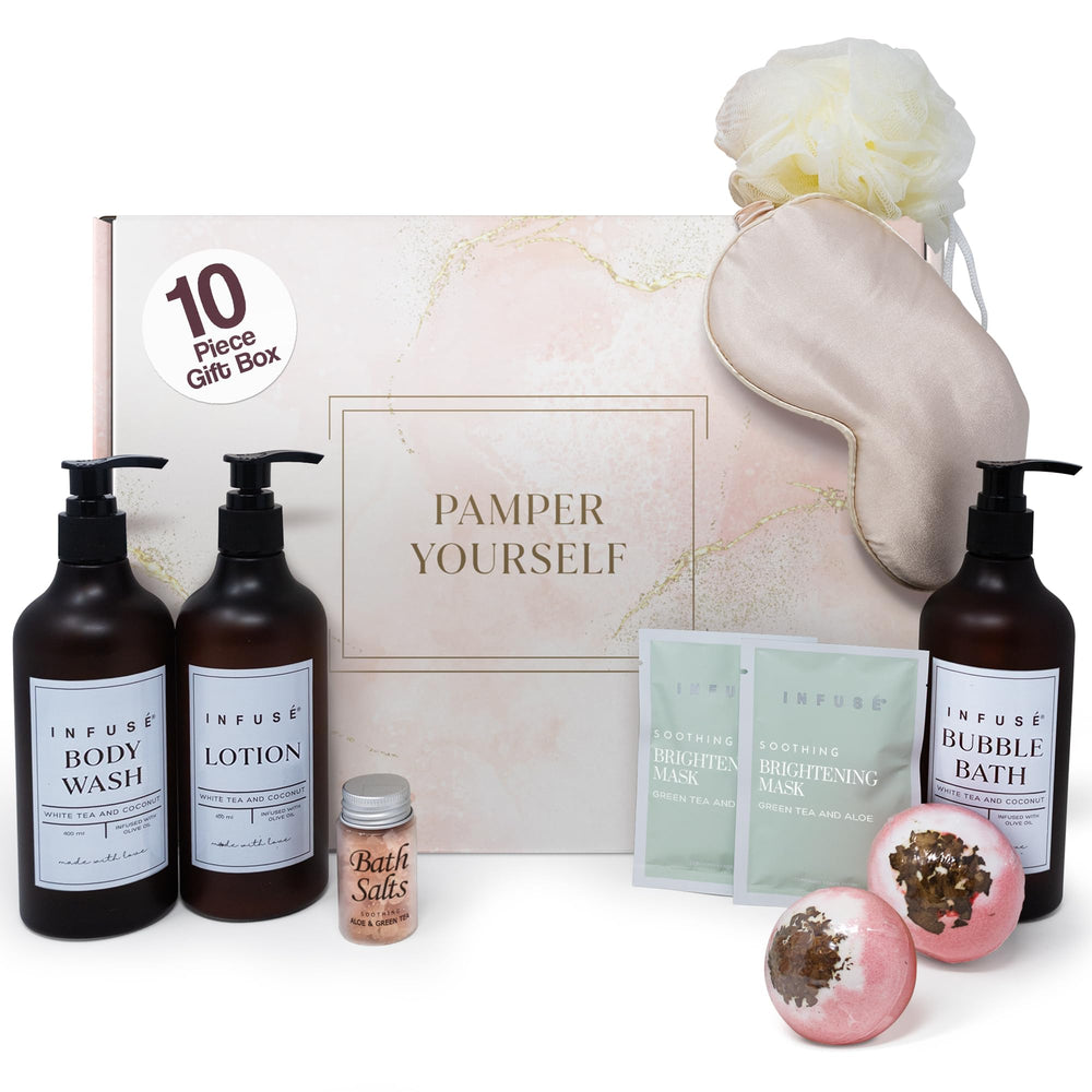 INFUSÉ coffret spa : masque yeux pour une détente rapide à domicile