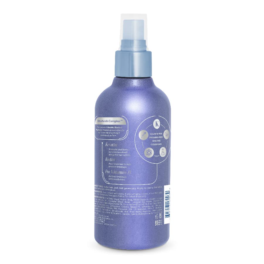 Infusion K brume protectrice thermique protège les cheveux lors du passage du fer.
