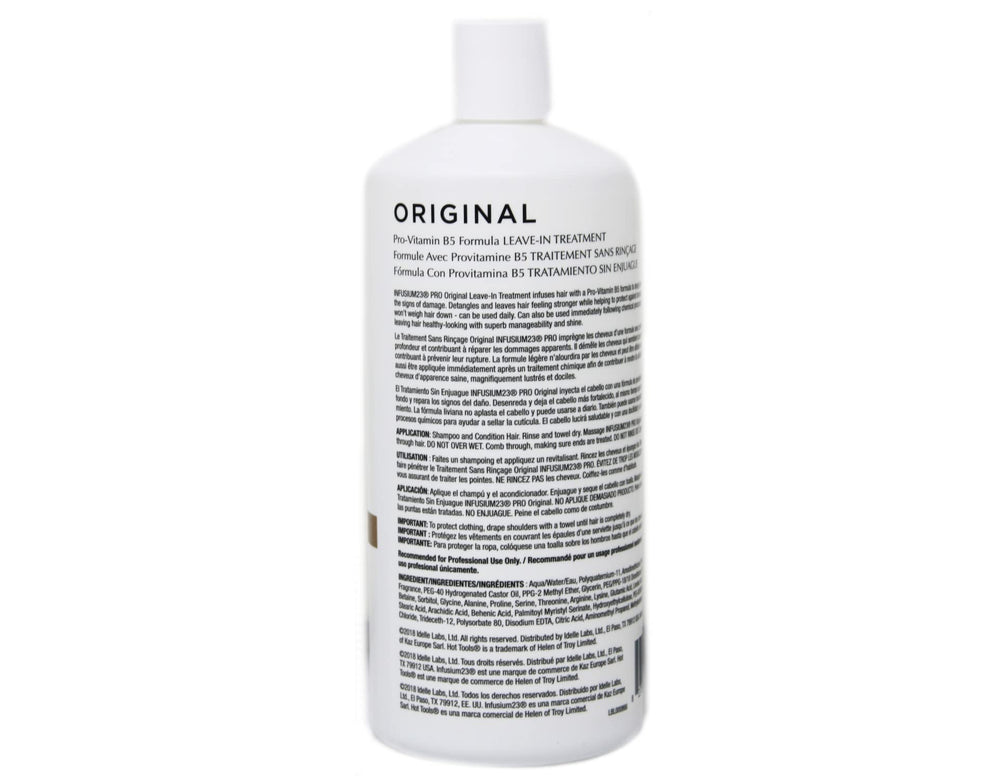 Infusium Pro 23 Traitement: ingrédients naturels Aloe Vera et Camomille nourrissent la peau.