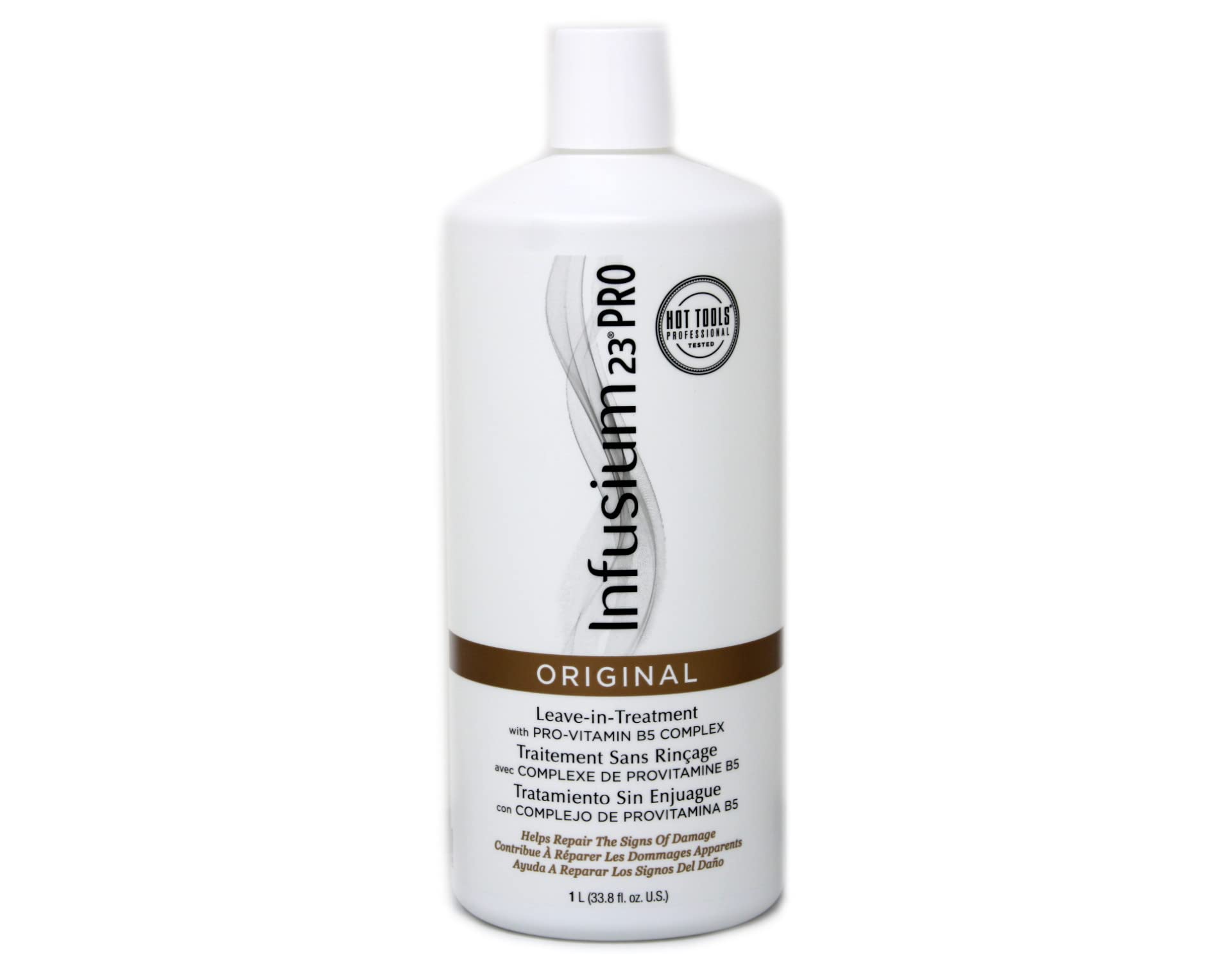 Infusium Pro 23 Traitement Original, bouteille d'un litre, hydratation durable pour la peau.