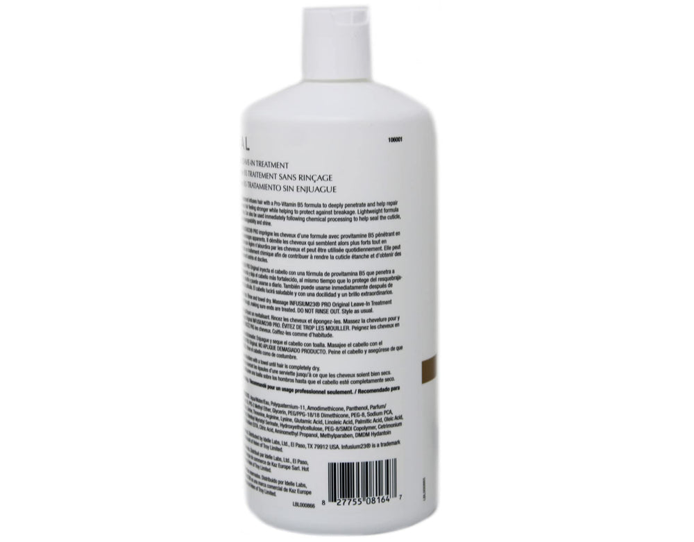 Infusium Pro 23 Traitement sans odeur ni sensation gras, idéal pour une utilisation quotidienne.