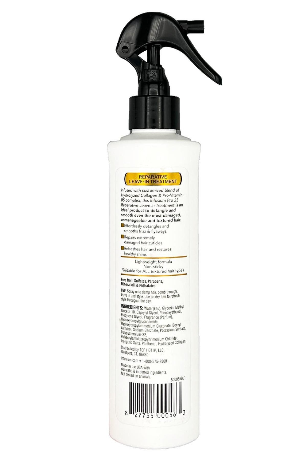 Infusium 23 Soin réparateur sans rinage — application, revitalise les longueurs.