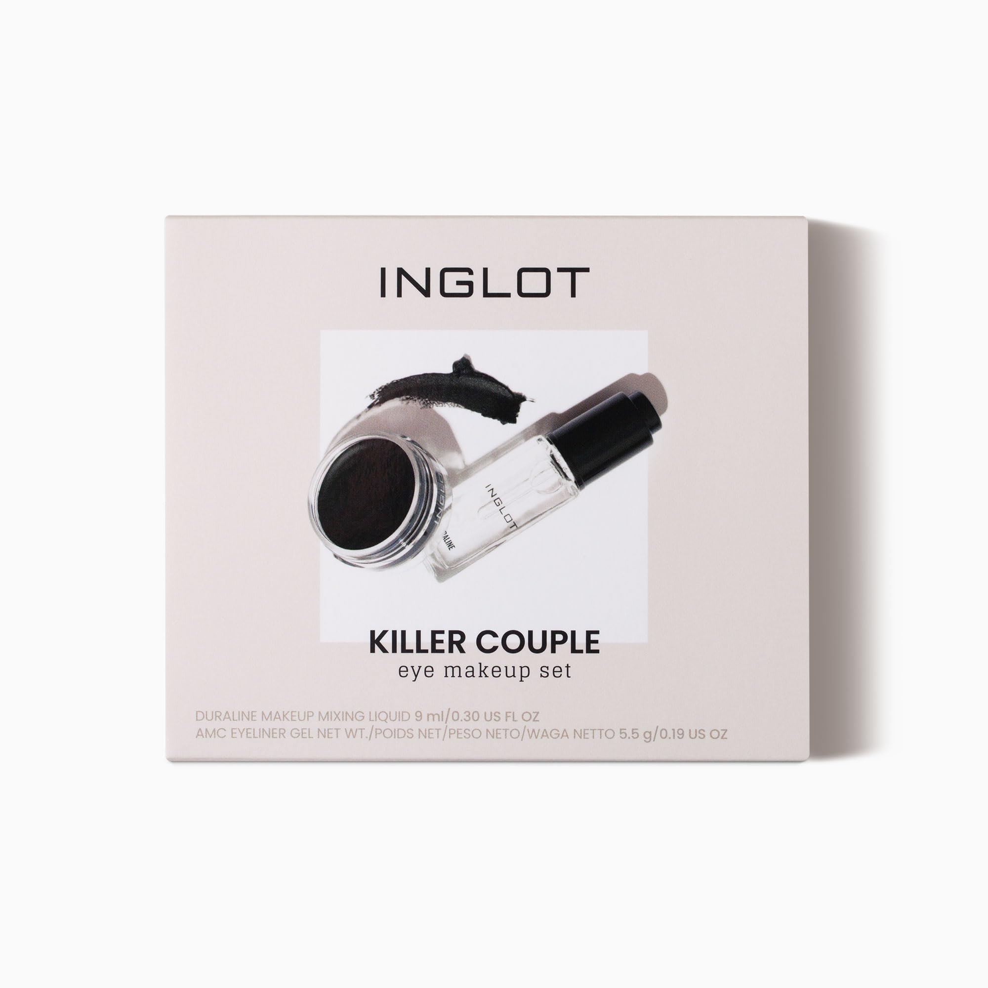 Ensemble Inglot AMC Gel 77 : tube précis prêt à l'emploi.