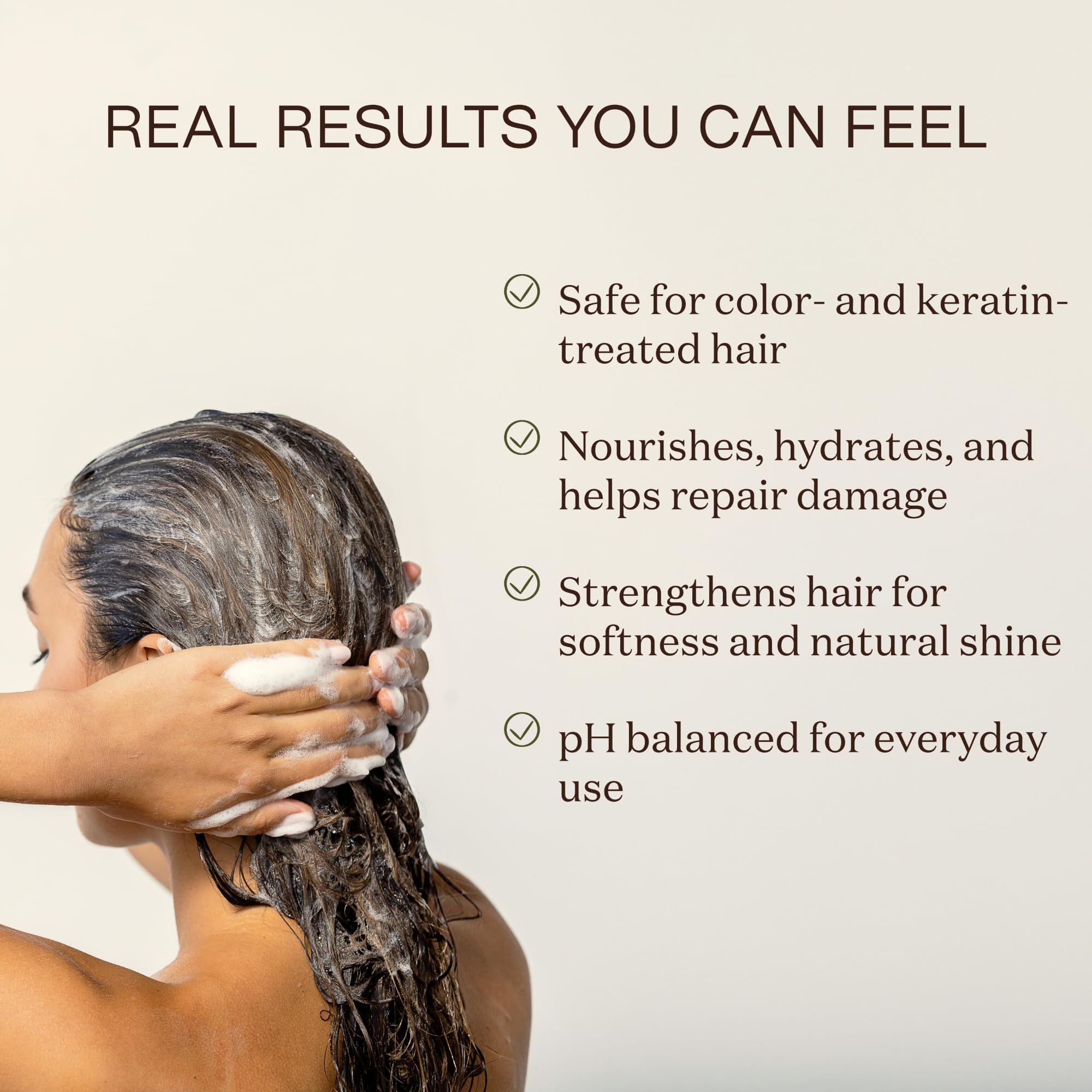Formule douce Ingreendients pour lavage efficace sans irritations.