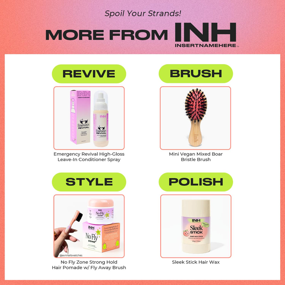INH Format voyage pratique, soin rapide des cheveux en déplacement.