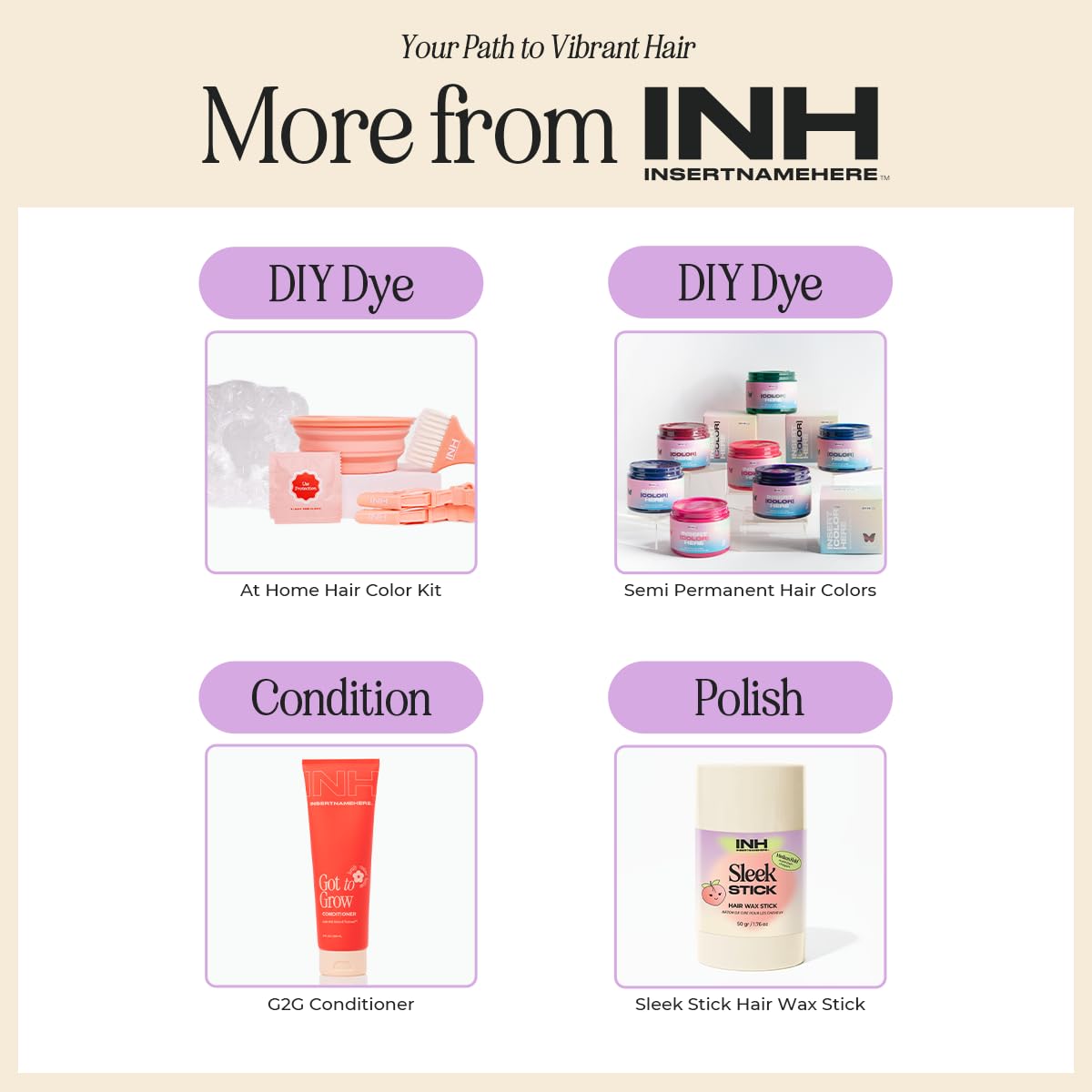 INH Royal Sapphire – sans sulfate ni ammoniaque, vegan et cruelty-free.