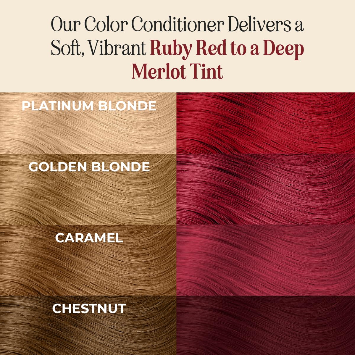 Texture crème colorante INH prête à déposer la couleur