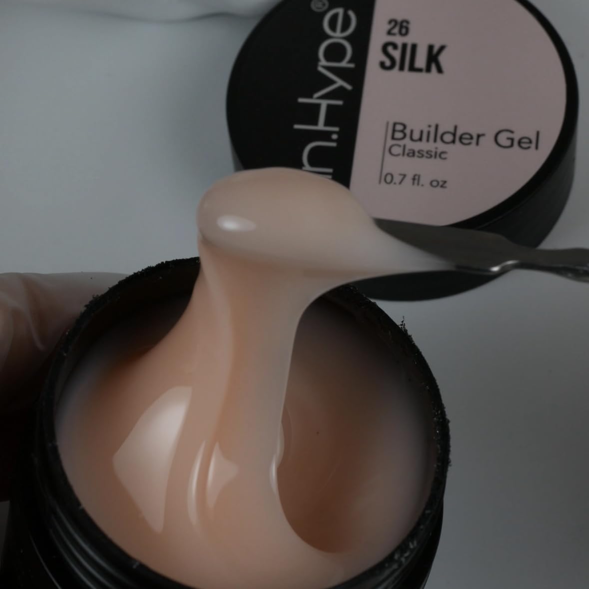 Gel camouflage IN.HYPE sans chaleur, durcissement sûr et confortable.