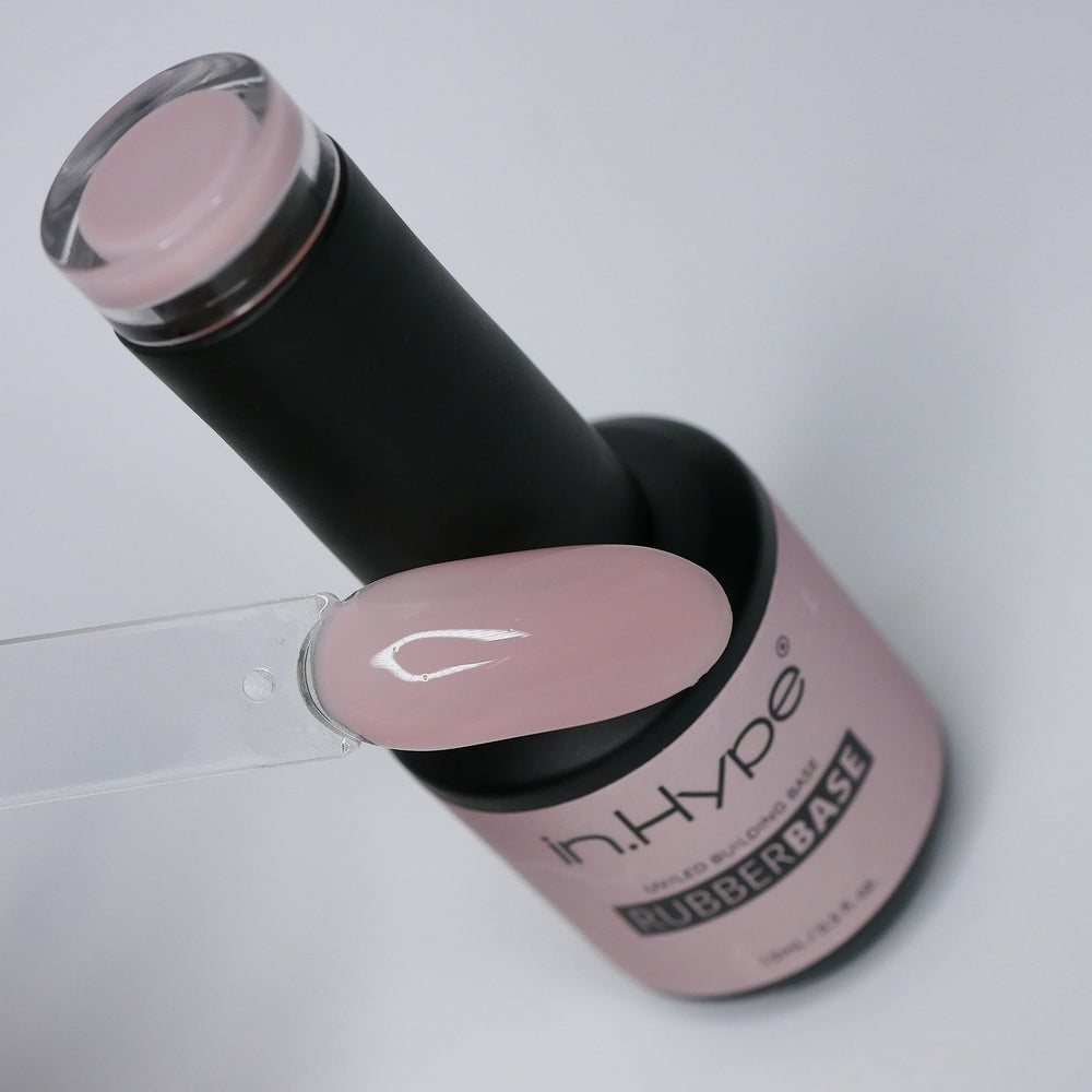 Nail art-ready finish from IN.HYPE base coat for precise color application