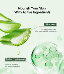 Gel INIA hydratant à l'acide hyaluronique, peau visage hydratée durablement.