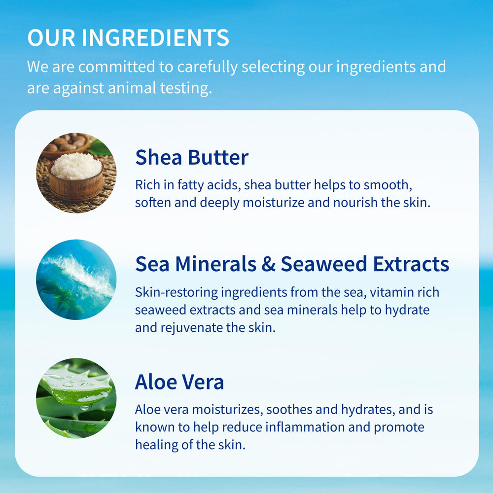 Inis l'Énergie de la Mer — application quotidienne pour peau douce et nourrie.