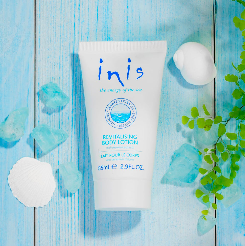 Inis l'Énergie de la Mer, etiquette-label-produit, présentation élégante et claire.
