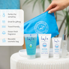 Lotion corporelle Inis, hydratation revitalisante en fl oz voyage.