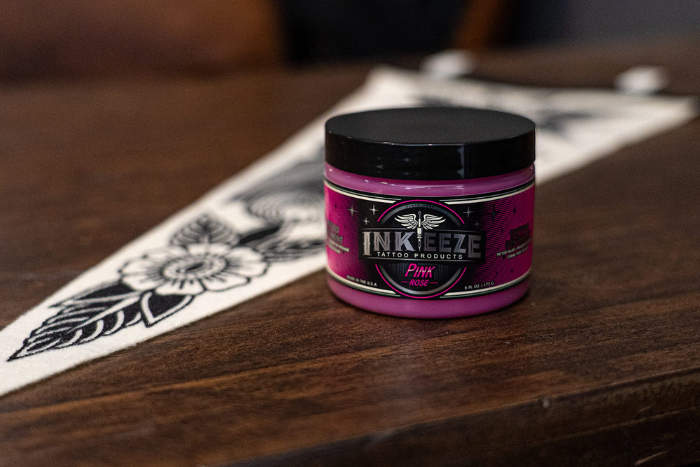 Label végan et sans cruauté sur le packaging INK-EEZE Pink