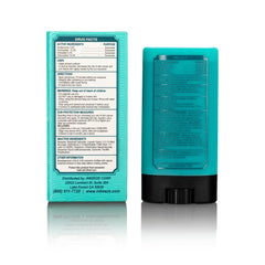 INK-EEZE Stick protège UVA/UVB, SPF50 pour les expositions quotidiennes.
