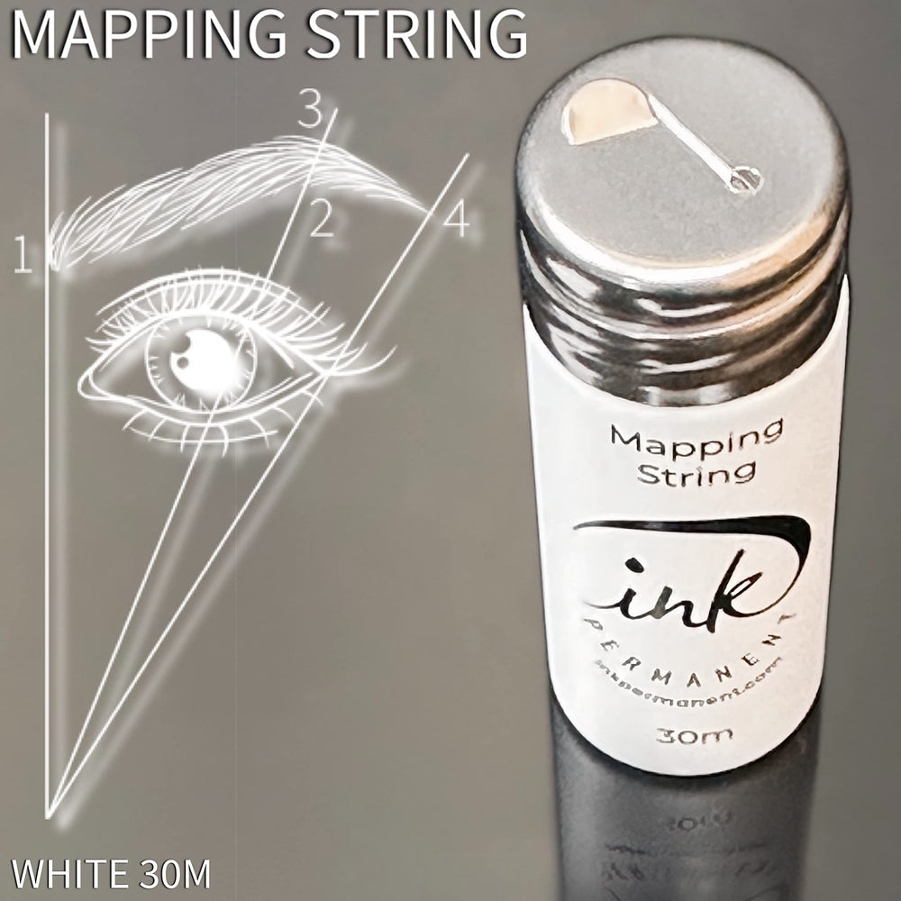 Ink Permanent fil pré-encré noir idéal pour microblading et traçage précis.