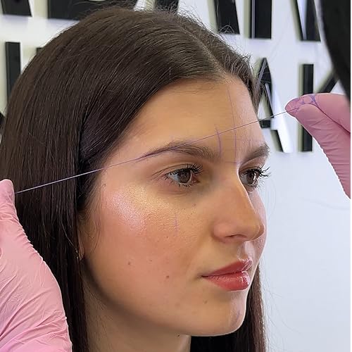 Ink Permanent : fil-trace lilas sans bavures pour PMU et microblading.
