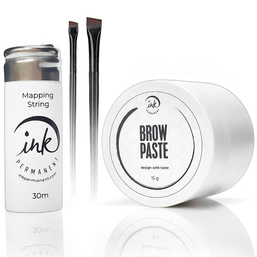 Kit Ink Permanent pour mappage des sourcils, tracé professionnel et précis.