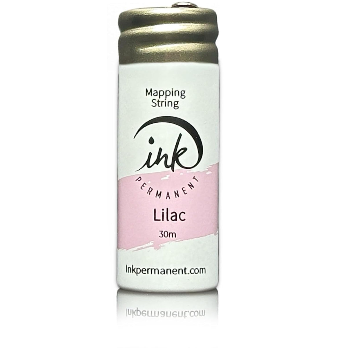 Ink Permanent : fil de traçage pour sourcils 100ft lilas, précision durable.