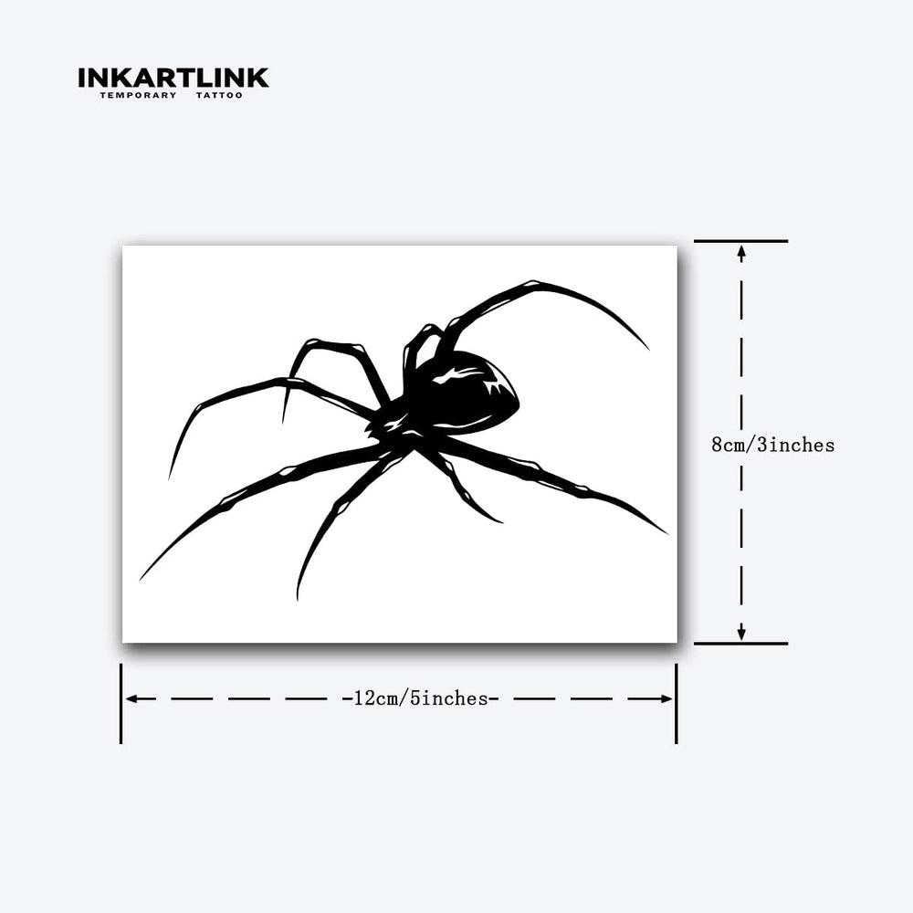 INKARTLINK Tattoo Tech design araignée, emballage élégant prêt à offrir.