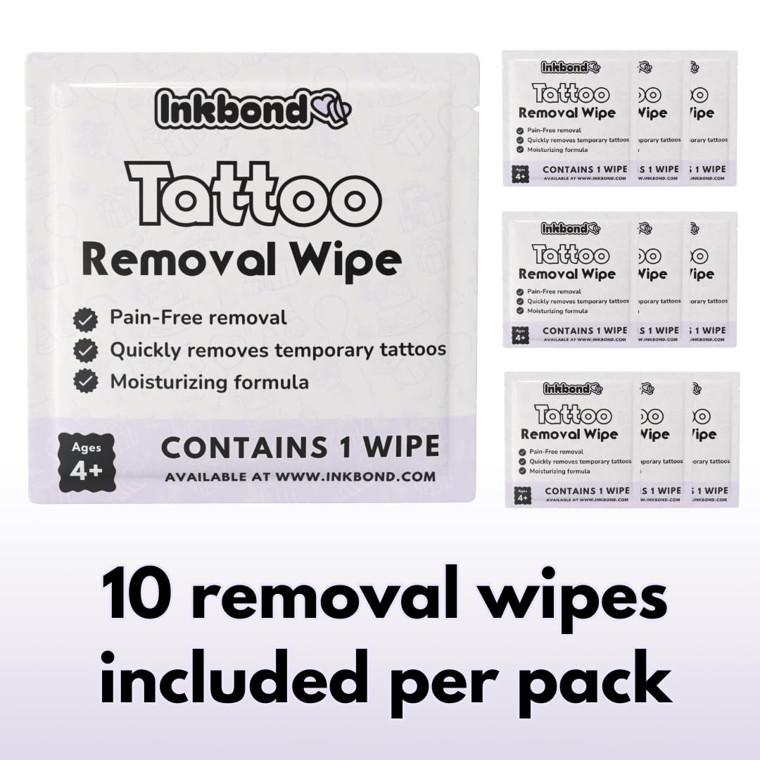 Lot Inkbond 20 lingettes, solution pratique pour fêtes et événements.