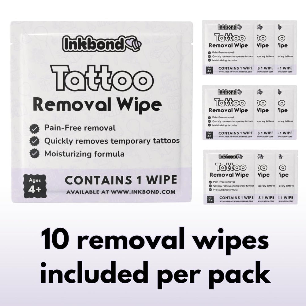 Lot Inkbond 20 lingettes, solution pratique pour fêtes et événements.