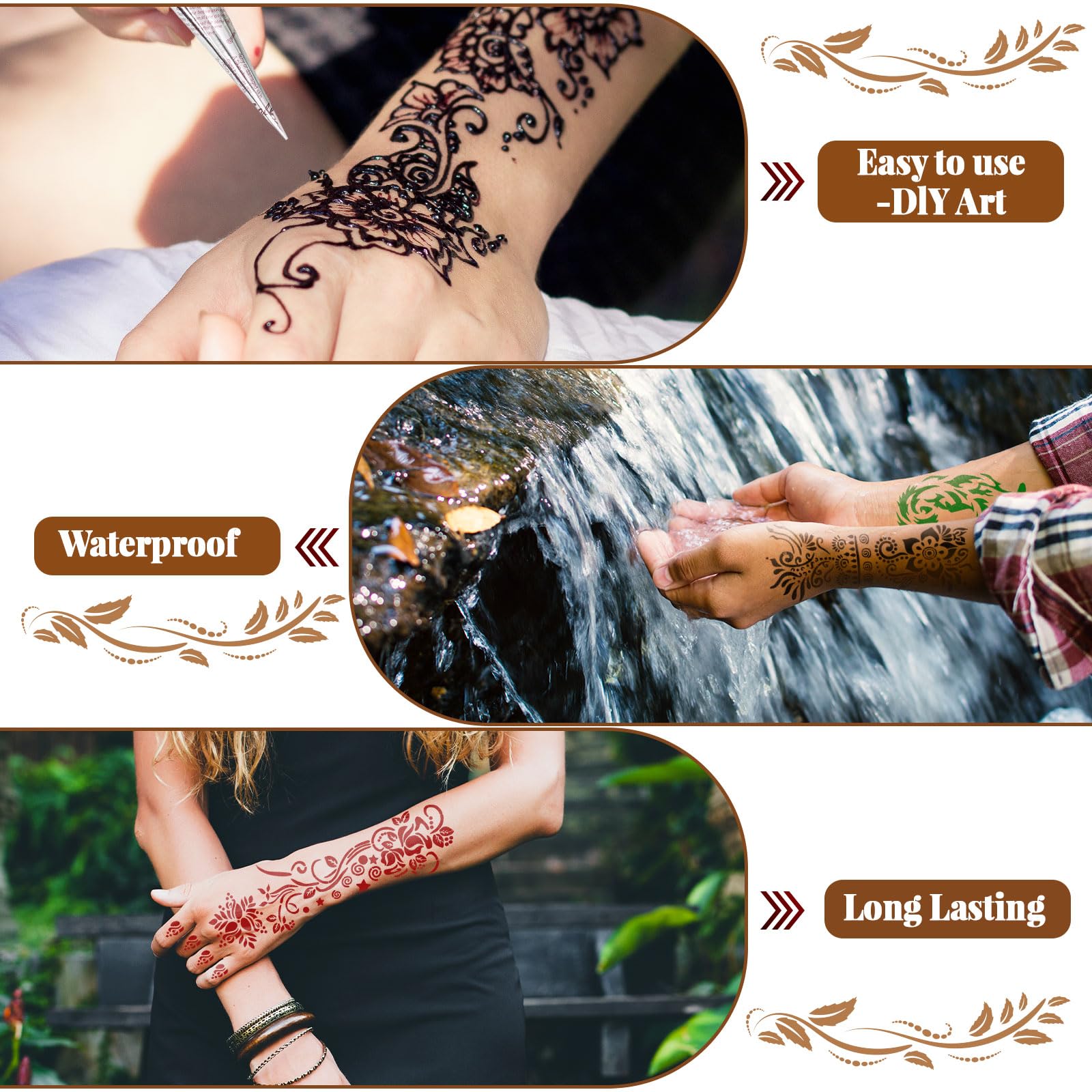 Cones tatouage InkForge, 12 cones et 9 coloris variés.