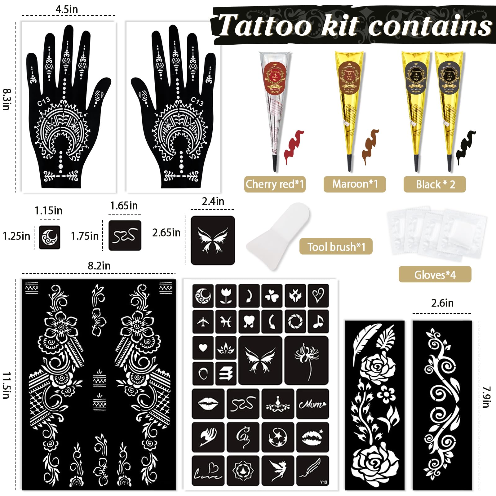 Cônes InkForge noirs, application facile et durable