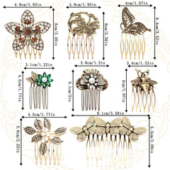 INLAZTIM abeille décorative apportant une brillance discrète à vos coiffures.