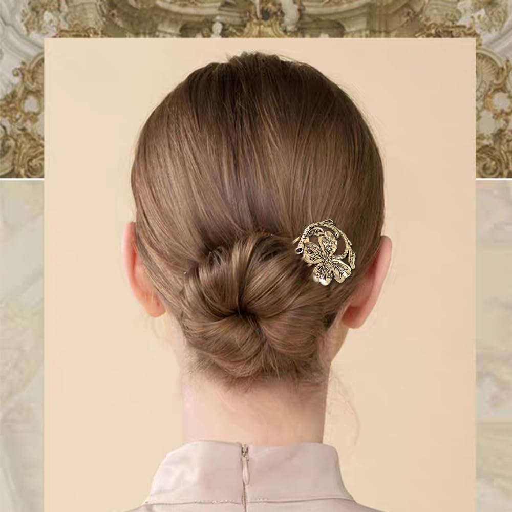 INLAZTIM feuille décorative pour sécuriser et embellir les chignons.