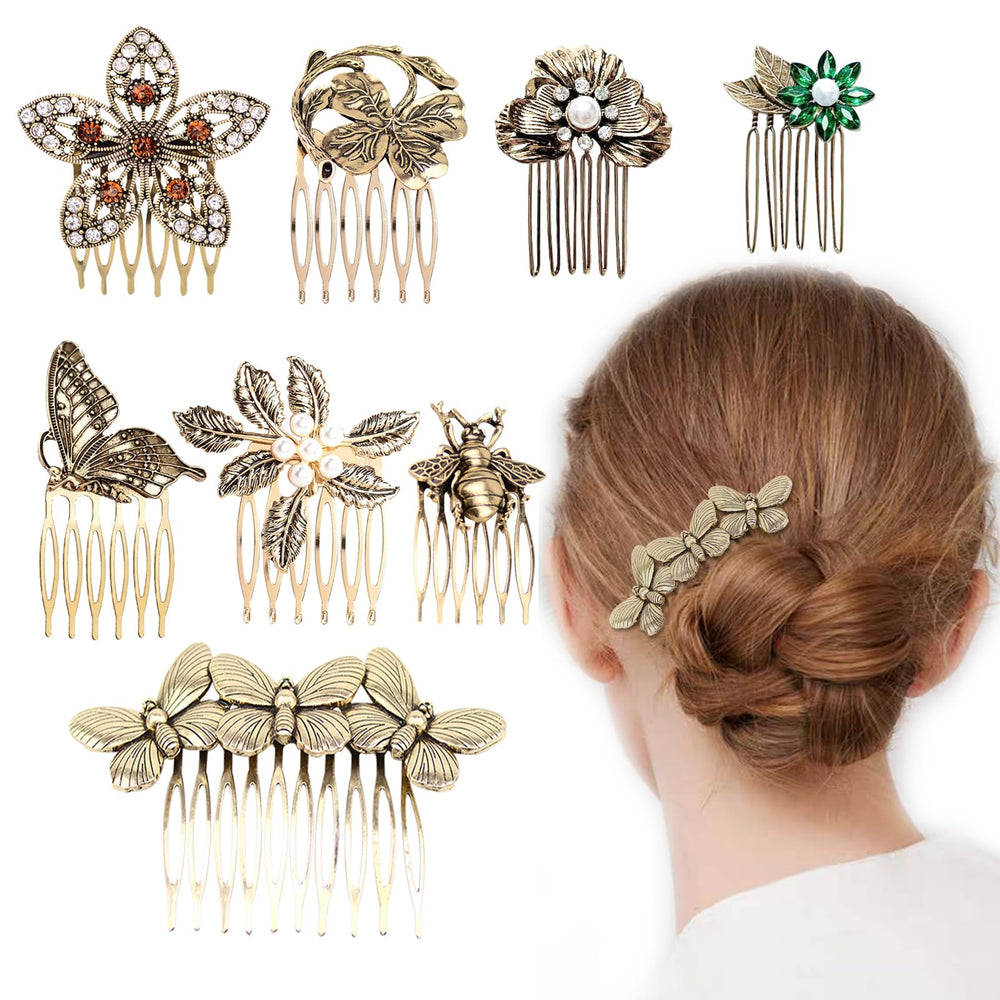 INLAZTIM papillon décoratif pour sublimer votre coiffure avec une touche vintage.