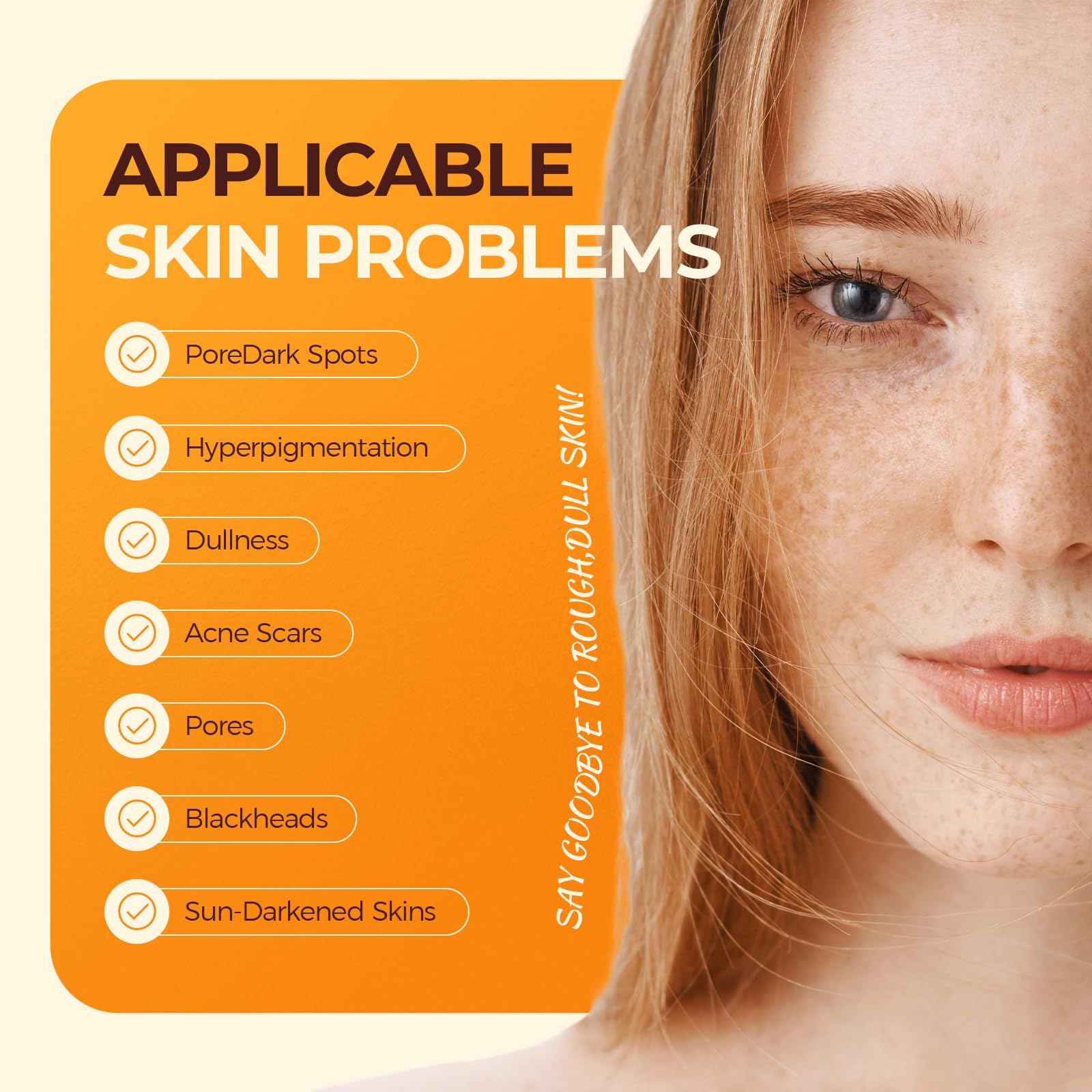 Inlifay Savon Curcuma Acide Kojique, convient à tous types de peau.