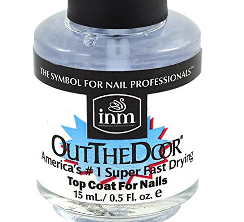 Inm Out The Door vernis brillance durable utilisé sur diverses teintes