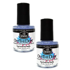 Vernis Out The Door d'inm, séchage ultra rapide pour une finition brillante et durable.