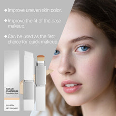 INMT New Blanc Cover Stick teinte ivory pour un teint naturel.